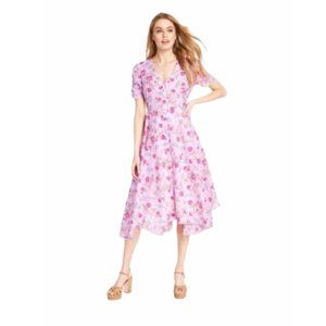Love Shack Fancy Audrey Floral Midi Dress Size 8
